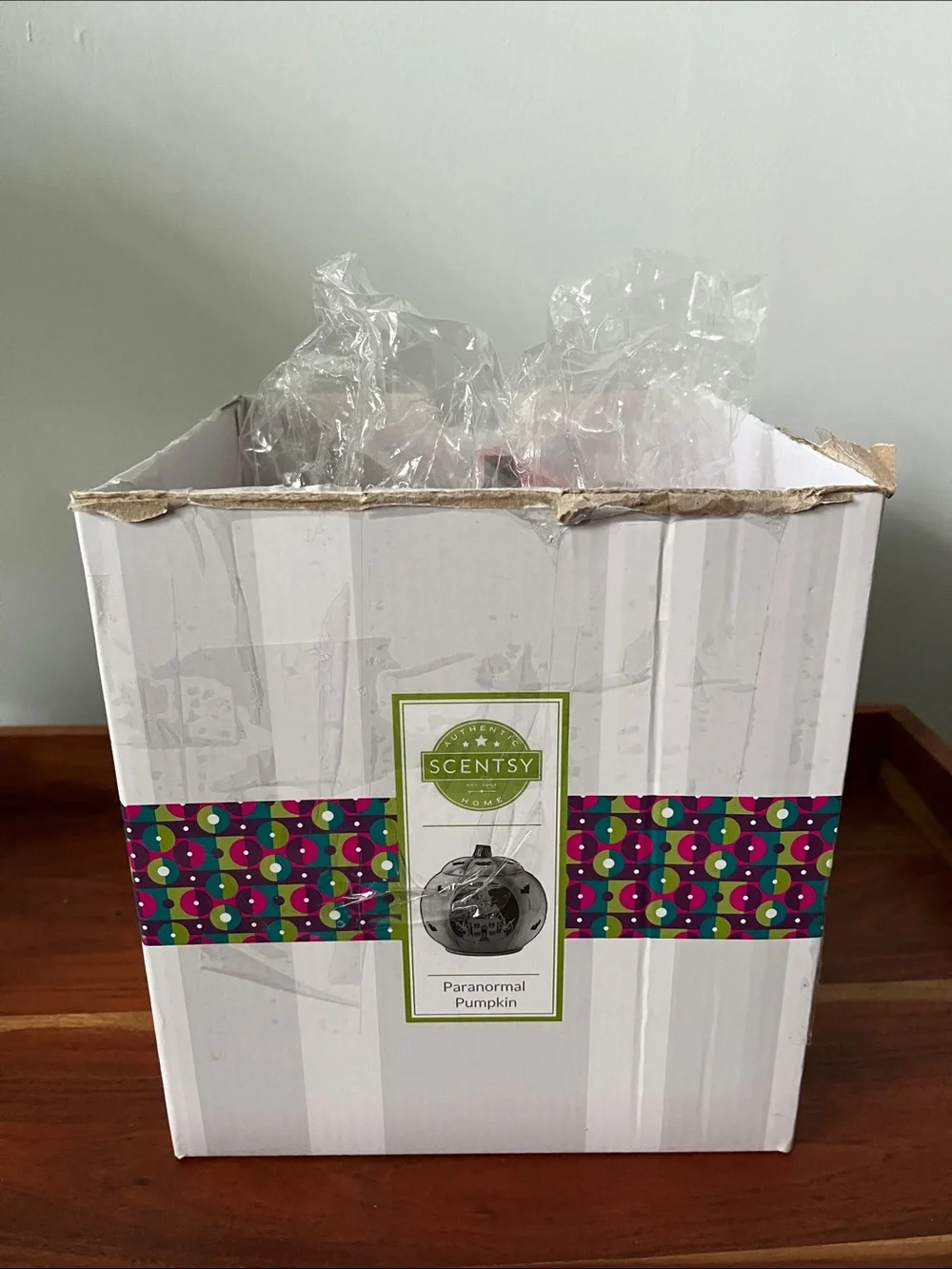 NIB • RETIRED PARANORMAL PUMPKIN SCENTSY WARMER